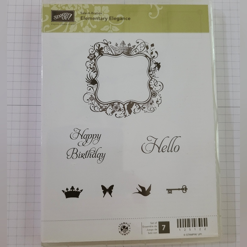🔖(3 For $20) Stampin' Up! - Elementary Elegance- Like New